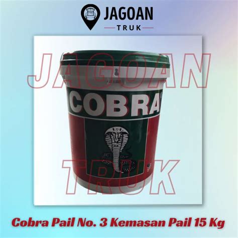 Promo Gemuk Cobra Chassis Grease No. 3 Pail Original 15 kg 15kg Pail