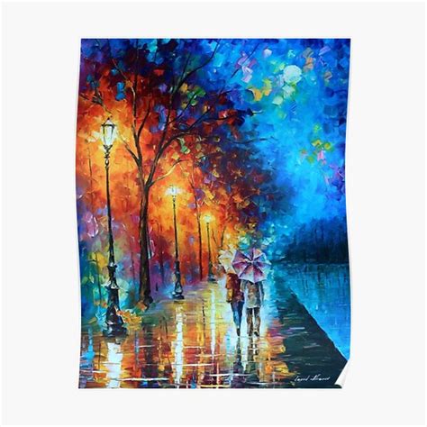 "Love Leonid Afremov" Poster by lucysilvan | Redbubble