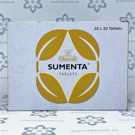 Sumenta Charak (Сумента) 30 таб. – Ayurveda.com.ua Купить