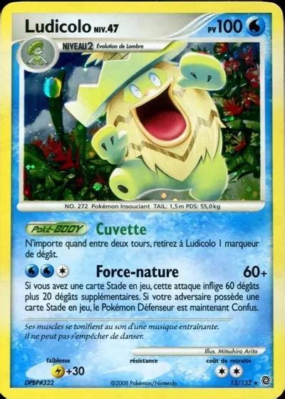 SW 013 132 Ludicolo PkmCards Fr