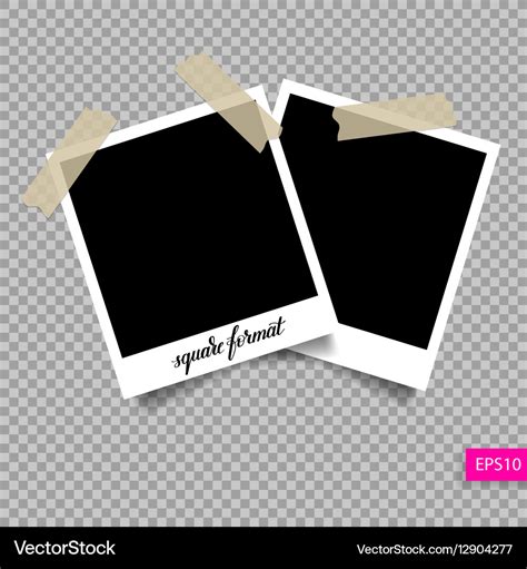 Polaroid Border Template