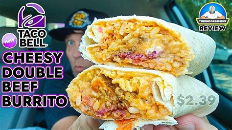 Taco Bell Classic Cheesy Double Beef Burrito Review New