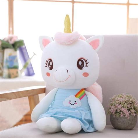 Peluche Licorne Yeux Brillants P Gase Doudou Plush Boutiques