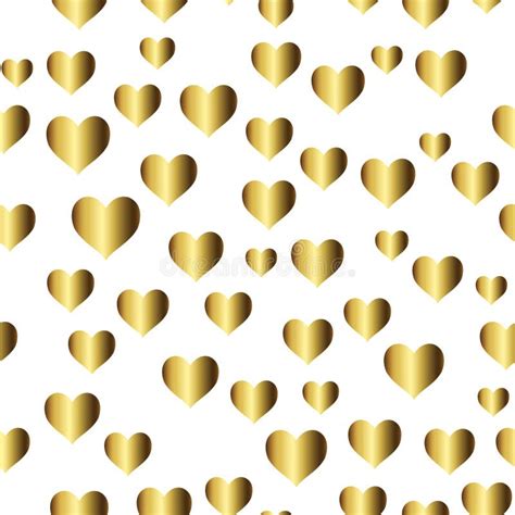 Vector Wallpaper Gold Hearts Stock Illustrations 6 366 Vector