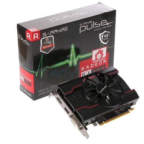 AMD RX550 OC SAPPHIRE PULSE 4GB GDDR5 | Shopee Thailand