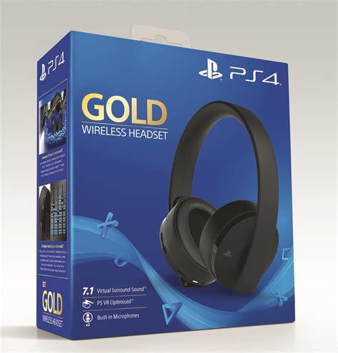 Ps Gold Wireless Headset Ps Buy Now At Mighty Ape Nz