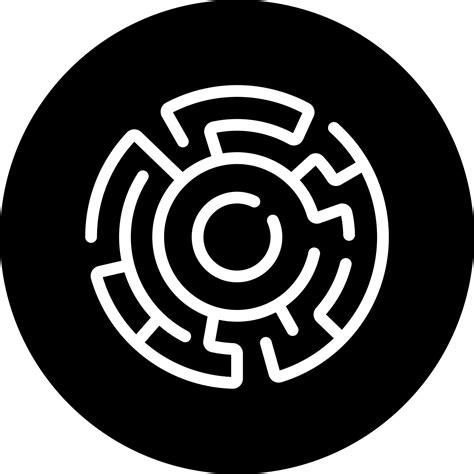 Hedge Maze Vector Icon Style 22619338 Vector Art At Vecteezy