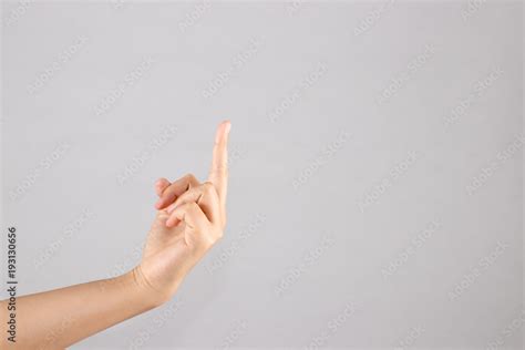 Right Hand Show Middle Finger Hand Sign For Bad Angry Moody Irritated Unlike Fuck You