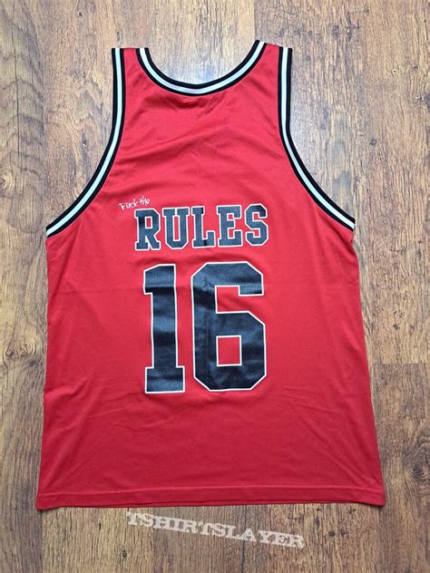 FIRST BLOOD X Fuck The Rules X Jersey TShirtSlayer TShirt And BattleJacket Gallery