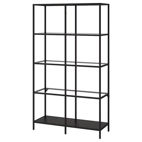 Ikea Black Metal Bookcase Aptdeco