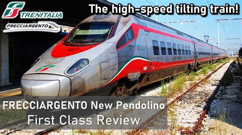 Frecciargento First Class Review New Pendolino Venice To Rome Youtube