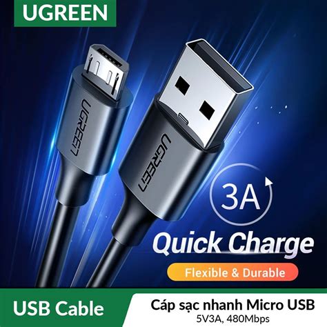 Ugreen C P S C Nhanh Micro Usb V A D I M Cao C P Nyt Retail