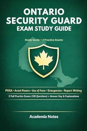 Study Guide For Security Guard Exam