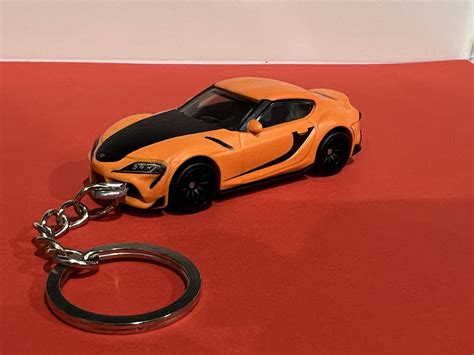 Hot Wheels Toyota Gr Supra Han Lue Fast Furious Keychain Etsy