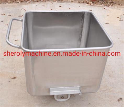 Custom Food Cart Trolley Meat Skip Car Meat Processing Machine