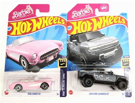 Hot Wheels Gmc Hummer Ev Barbie Gray Hw Screen Time