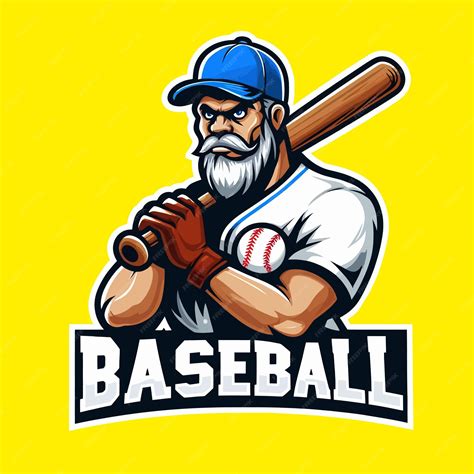 Premium Vector Baseball Mascot Logo Team Design Championship Athletic