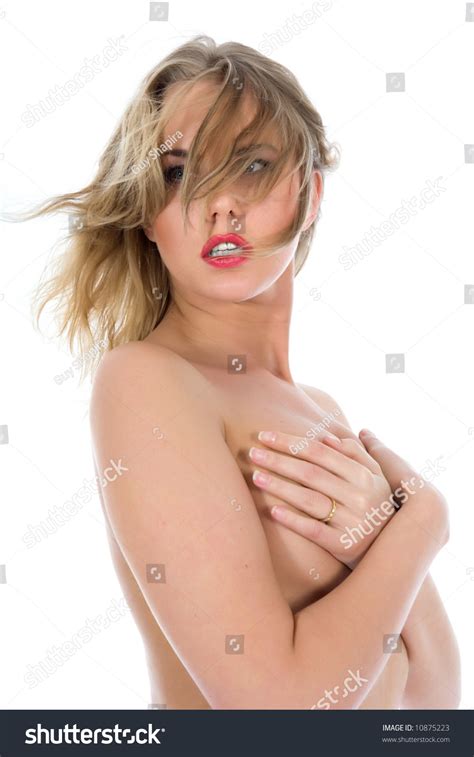 Portrait Nude Blonde Blue Eyes On Stock Photo 10875223 Shutterstock