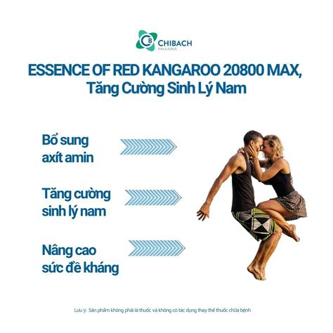 essence  red kangaroo  max tang cuong sinh ly nam