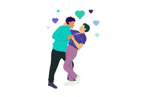 Romantic Same Sex Couple Dancing SVG Cut File By Creative Fabrica Crafts Creative Fabrica