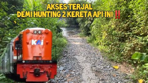 Begini Nasib Hunting Kereta Api Di Lintas Tersepi Divre Palembang