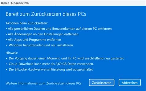 Windows Pc Zur Cksetzen Per Wiederherstellung Anleitung