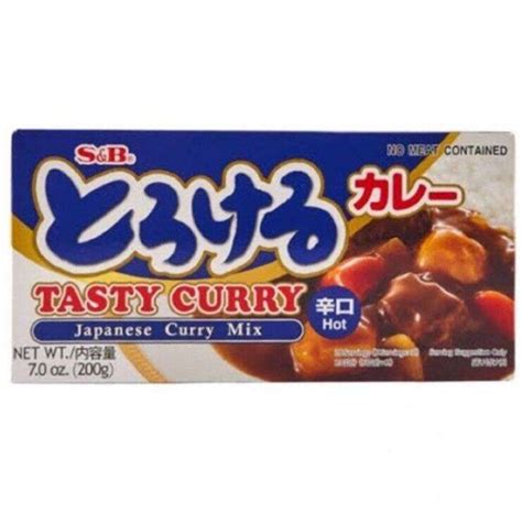 S B Tasty Curry Japanese Curry Mix Hot เอส แอนด บ กอนเครองปรงแกงกระหรสำเรจรป รสเผด