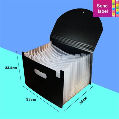 Carpeta De Archivos Expandible Con Tapa 13 24 Bolsillos Organizador