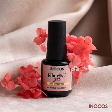 Inocos Fiber Base Gel Nude Rosa Leitoso Kuantokusta