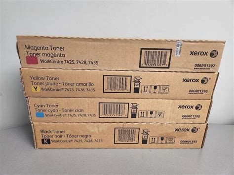 Genuine Xerox Workcentre Cmyk Toner Cartridge Set For