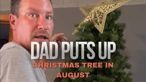 Dad Puts Up Christmas Tree In August Prank On Mom Youtube