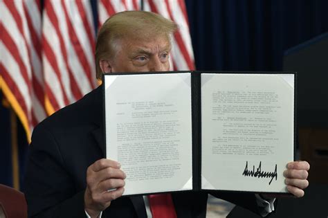 President Trump Signed An Executive Order And Three Memoranda Over The