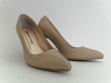 Zapato de tacón nude Cuero Stiletto Gloria 7 Delux Calzado y Accesorios