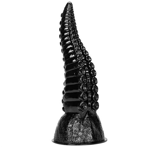 Inch Large Tentacle Leg Dildo Black Octopus Squid Anal Plug Tentacletoy