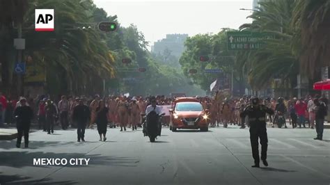Mexico Naked March CR NewsBreak