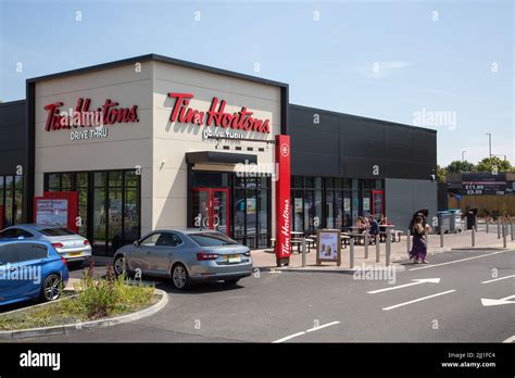 Tim Hortons Restaurant And Drive Thru Oldbury Stock Photo Alamy