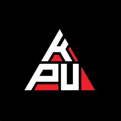 Dise O De Logotipo De Letra Triangular Kpu Con Forma De Tri Ngulo