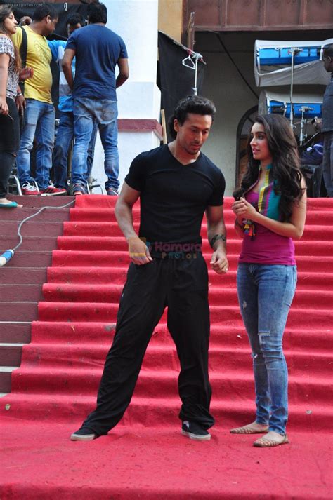 Tiger Shroff And Shraddha Kapoor On Location Of Film Baaghi On Th Feb