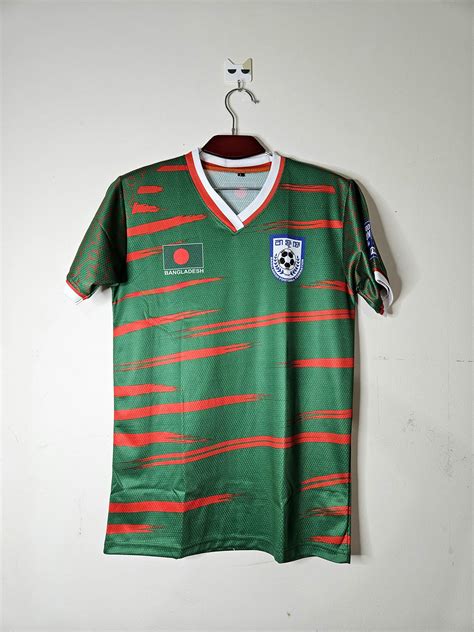 Bangladesh Football Home Jersey 2024 || Authentic BD Football Jersey ...