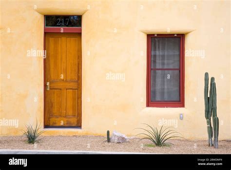 Housebarrio Historico Districttucson Arizonausa Stock Photo Alamy