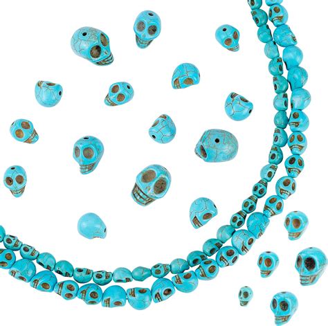 Amazon SUPERFINDINGS 152Pcs Synthetic Turquoise Beads Strands