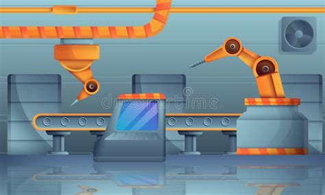 Quality Control Cartoon Stock Vector Illustration Of Factory 91164438