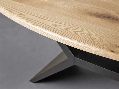 Jacob Oval Dining Table With Vertex Base Arhaus