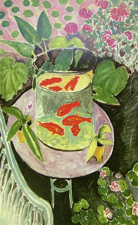 Still Life With Goldfish By Matisse