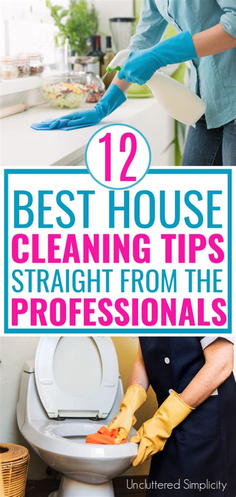 The 12 best professional house cleaning tips that will save you time ...