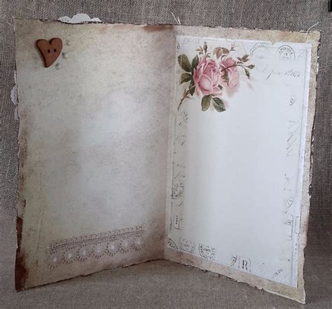 Винтажная открытка ручной работы "С днем рожденья!". Обсуждение на ...