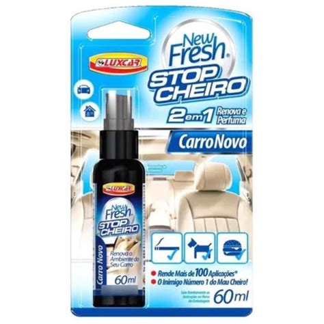 Stop Cheiro New Fresh Carro Novo Spray Ml Luxcar Aromatizador De