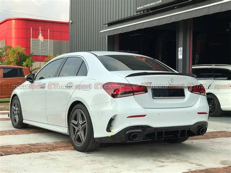 Mercedes Benz W A Class Sedan Installed A Style Rear Diffuser With