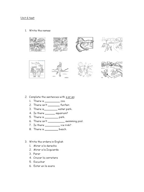 Unit 6 Test 2 Primaria Pdf