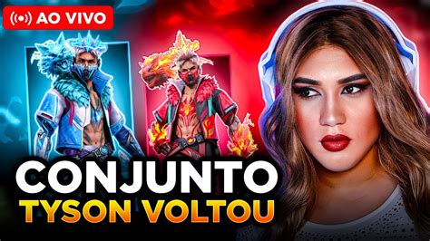 LIVE ON SKIN TYSON DE VOLTA FREE FIRE AO VIVO NYTRIX AO VIVO